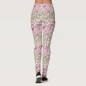 Rose Gold Pink Glitzer Mermaid Leggings (Rückseite)