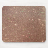 Rose Gold Pink Glitzer Mousepad (Vorne)