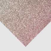 Rose Gold Pink Glitzer Seidenpapier (Detail)