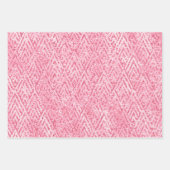 Rose Gold Pink Glitzer Trendverpackungspapier Geschenkpapier Set (Vorderseite 2)