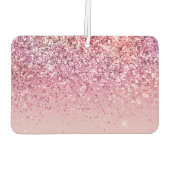 Rose Gold Pink Gold Glitzer Sparkone Autolufterfrischer (Rückseite)