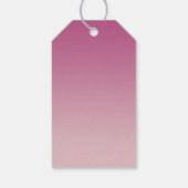 Rose Gold Pink Gold Glitzer Sparkone Geschenkanhänger (Rückseite)