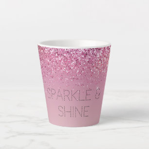 Rose Gold Pink Gold Glitzer Sparkone Milchtasse