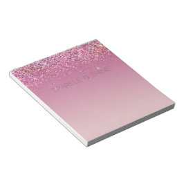 Rose Gold Pink Gold Glitzer Sparkone Notizblock