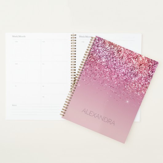 Rose Gold Pink Gold Glitzer Sparkone Planer (Anzeige)
