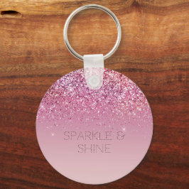 Rose Gold Pink Gold Glitzer Sparkone Schlüsselanhänger