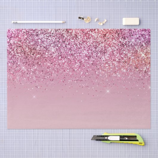 Rose Gold Pink Gold Glitzer Sparkone Seidenpapier (Handwerk)