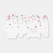 Rose Gold Pink Wedding Imitate Foil Glitzer Geschenkschachtel (Ungefaltet)