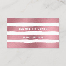 Rose Gold Pinselstriche