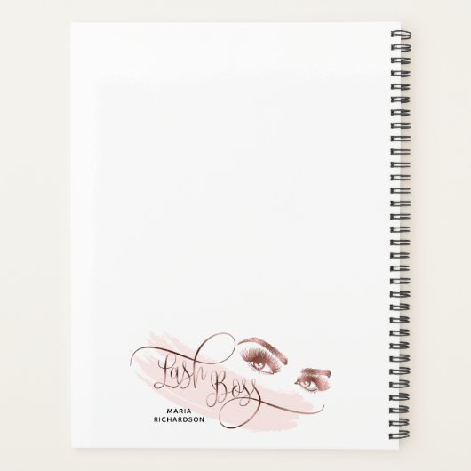 Rose Gold Planer (Rückseite)