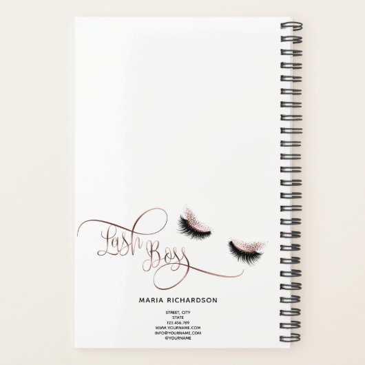 Rose Gold Planer (Rückseite)