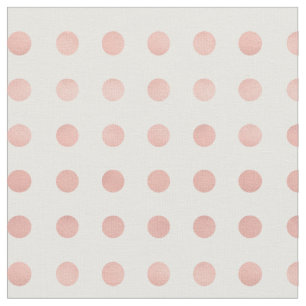 Rose Gold Polka Dot Bedruckte Stoffe durch den Hof