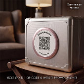 Rose Gold Promotions QR Code Magnet