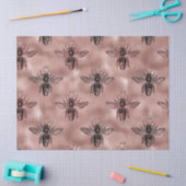 Rose Gold Queen Bee Decoupage Seidenpapier (Basteln)