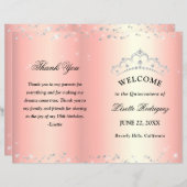 Rose Gold Quinceanera (Vorne/Hinten)