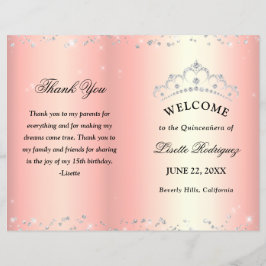 Rose Gold Quinceanera