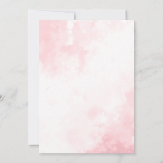 Rose Gold Quinceanera Miss Quince 15 Anos Geburtst Einladung (Rückseite)