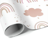 Rose Gold Rainbow Muster Geschenkpapier (Rolleneckpunkt)