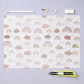 Rose Gold Rainbow Muster Seidenpapier (Handwerk)