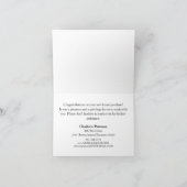 Rose Gold Real Anwesen Danke Karte (Innenseite)