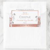 Rose Gold Rechteckiger Aufkleber (Tasche)