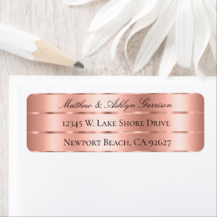 Rose Gold Ribbon Bow Brautparty