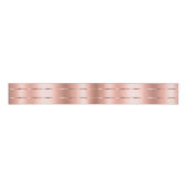 Rose Gold Ribbon Bow Brautparty Ripsband (Vorderseite)