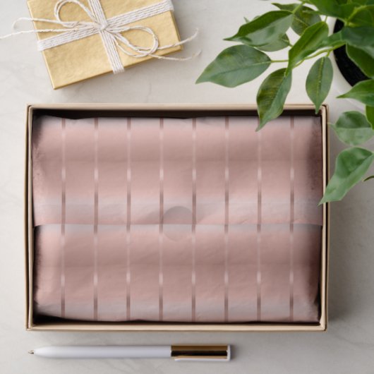 Rose Gold Ribbon Bow Brautparty Seidenpapier (Geschenk)
