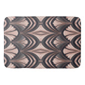 Rose Gold Romance Neo Art Deco Fan Design Badematte (Vorderseite)