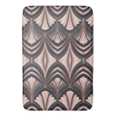 Rose Gold Romance Neo Art Deco Fan Design Badematte (Vorderseite Vertikal)