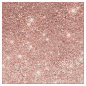 Rose Gold Rosa Glitzer Druckwerk von der Werft Stoff (Nahaufnahme)
