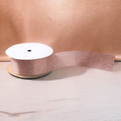 Rose Gold - Rosa Glitzer und Sparkor Satinband
