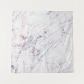 Rose Gold Rosa graue Marmorplatte Glitzer Hintergr Wandteppich (Vorderseite (Horizontal))