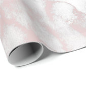 Rose Gold Rosa Marmor Modernes, schicke Party Geschenkpapier (Rolleneckpunkt)