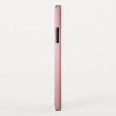 Rose Gold - Rosa Modernes Monogramm Case-Mate iPhone Hülle (Hinten/Rechts)