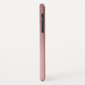 Rose Gold - Rosa Modernes Monogramm Case-Mate iPhone Hülle (Hinten/Links)