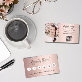 Rose Gold Rosa ql Foto elegant Treuekarte