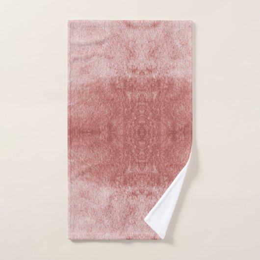 Rose Gold Rosa Samt Badetücher oder Veloursflan Badhandtuch Set (Handtuch)