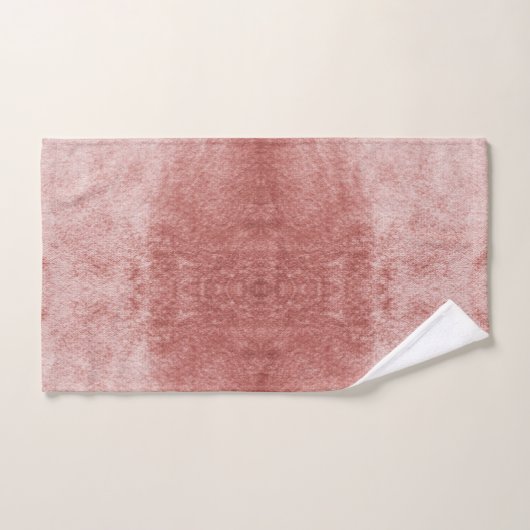 Rose Gold Rosa Samt Badetücher oder Veloursflan Badhandtuch Set (Handtuch)