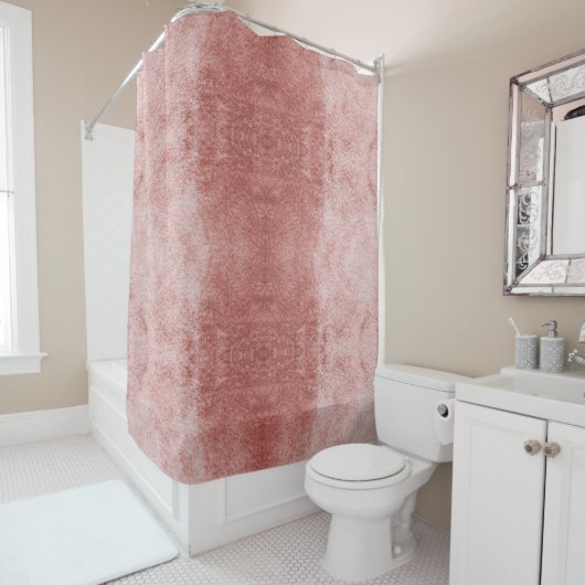 Rose Gold Rosa Samt Dusche Vorhänge oder Velours (Beispiel)