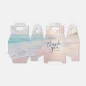 Rose Gold Rosa Strand Geburtstag Elegantes Gable Geschenkschachtel (Ungefaltet)