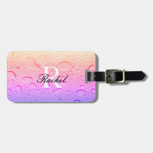 Rose Gold Rosa Wassertropfen Ombre Custom Modern Gepäckanhänger