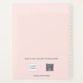 Rose Gold Rose Foto Termine Planer (Rückseite)