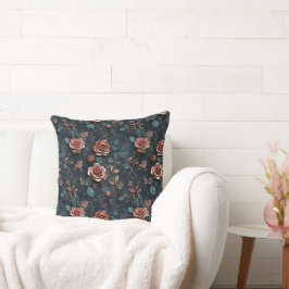 Rose Gold Rose Kissen