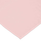 Rose Gold / Rose Quarzfarbe Kurzer Tischläufer (Ecke)