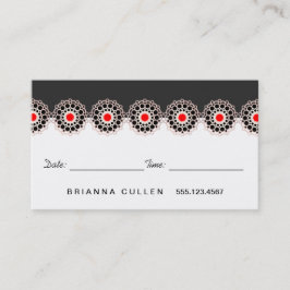 Rose Gold Rosette Friseur Salon Stellenbesetzung E Terminkarte