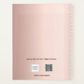 Rose Gold Roush Foto Collage Termine 2024 Planer (Rückseite)