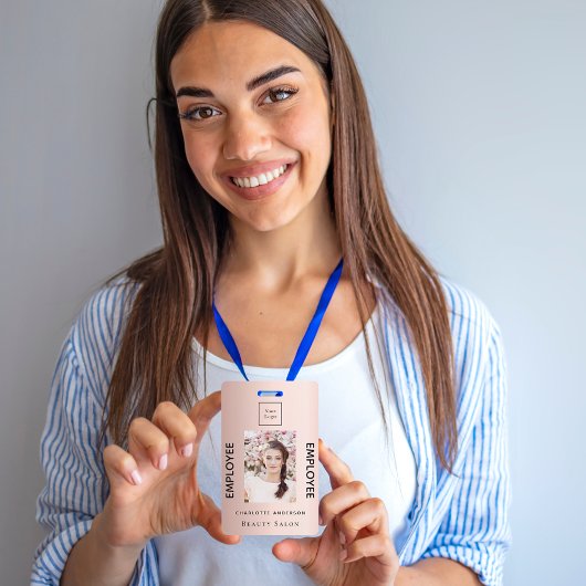 Rose Gold Roush Foto Mitarbeiter Ausweis