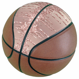 Rose Gold Roush Glitzer Sparkle Tropfen Giro del M Basketball