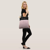 Rose Gold rustikale ombre elegant personalisiert Tasche (Am Model)